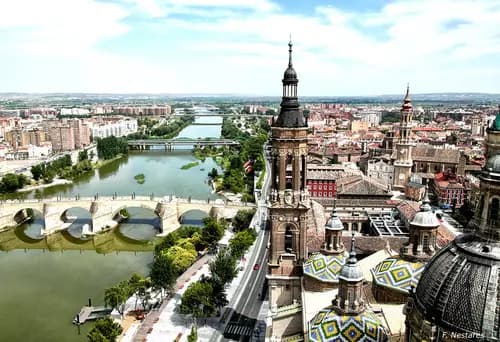 Calle Alfonso I | Basílica del Pilar | Murallas Romanas