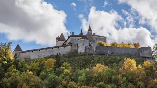 Fribourg y Château de Gruyères