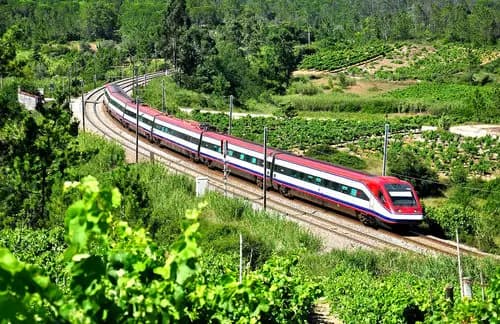 Viaje en tren Madrid a Salamanca.