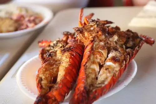 Degustación de langosta y traslado al Valle