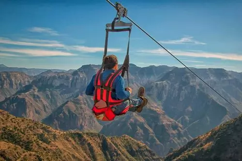 Barrancas del Cobre - Parque Aventura - Traslado a Bahuichivo - Viñedos y Misión Jesuita - Cerocahui