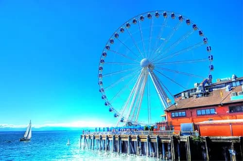 Acuario de Seattle | Gran Rueda de Seattle | Ivar's Seafood Bar de Seattle.