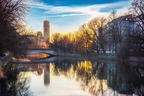 Llegada a Munich, Alemania