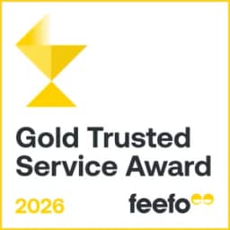 Feefo Gold Trusted Service Award 2026
