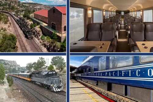 5 Días - Primera Superior - Chepe Express Primera (Miércoles y viernes) Los Mochis - El Fuerte - Barrancas del Cobre - Creel - Los Mochis - Barrancas del Cobre
