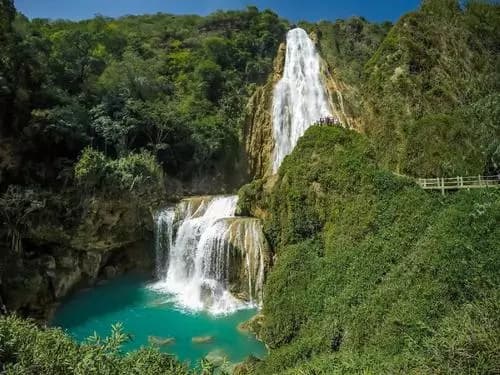 Visita a la Cascada del Chiflón y Lagunas de Montebello